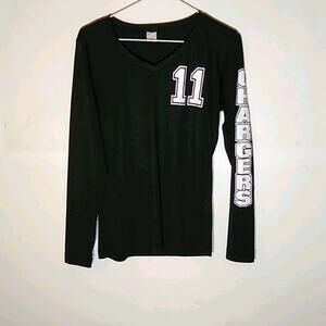 Sports tek black charger long sleeve shirt. Size S